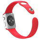 Red Silicone Sports Apple Watch Band