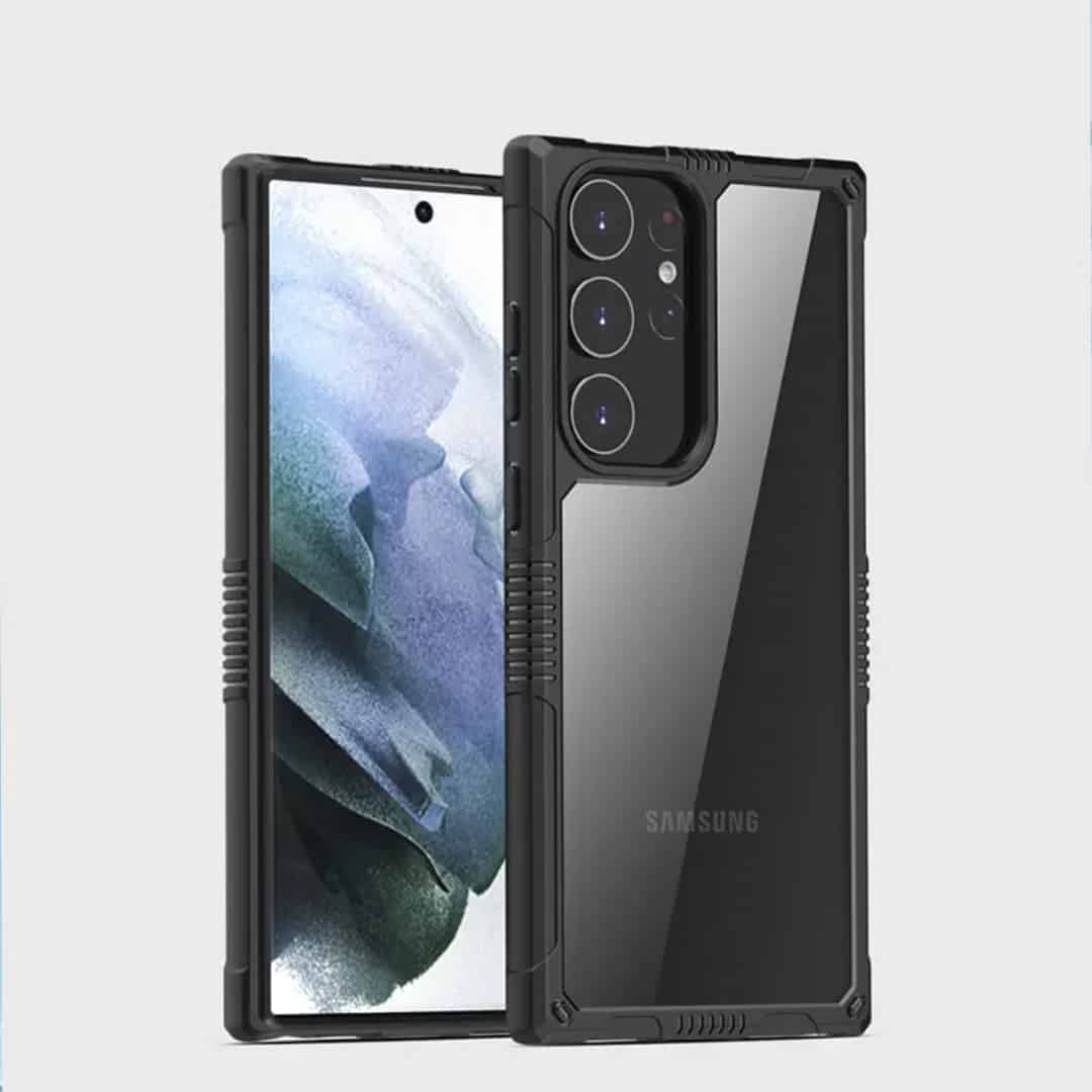 Rugged Drop Protection Clear Case – S23 Ultra