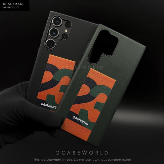 S23 Ultra Sleek Leather Case
