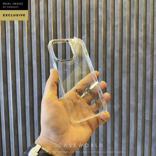 SHEERFORCE Clear Case With Silver Camera Ring