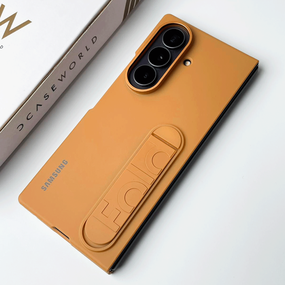 Silicone Case With Kickstand For Galaxy Z Fold Series