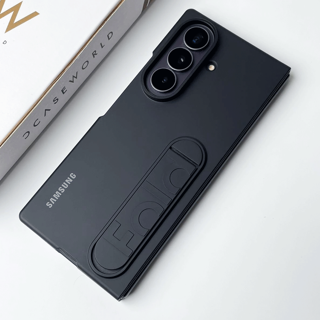 Silicone Case With Kickstand For Galaxy Z Fold Series
