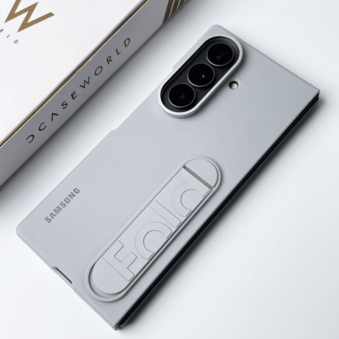 Silicone Case With Kickstand For Galaxy Z Fold Series