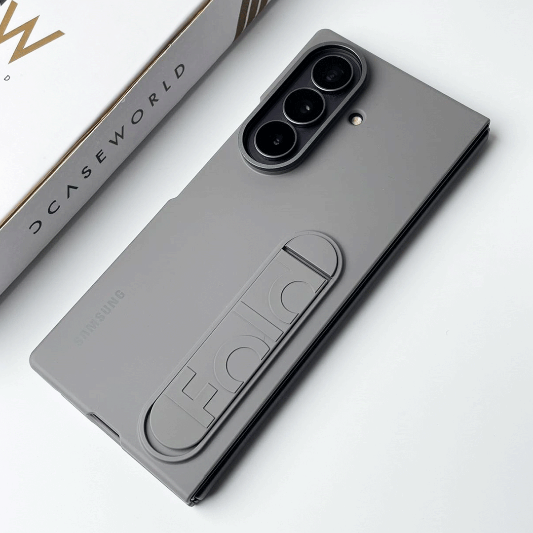 Silicone Case With Kickstand For Galaxy Z Fold Series