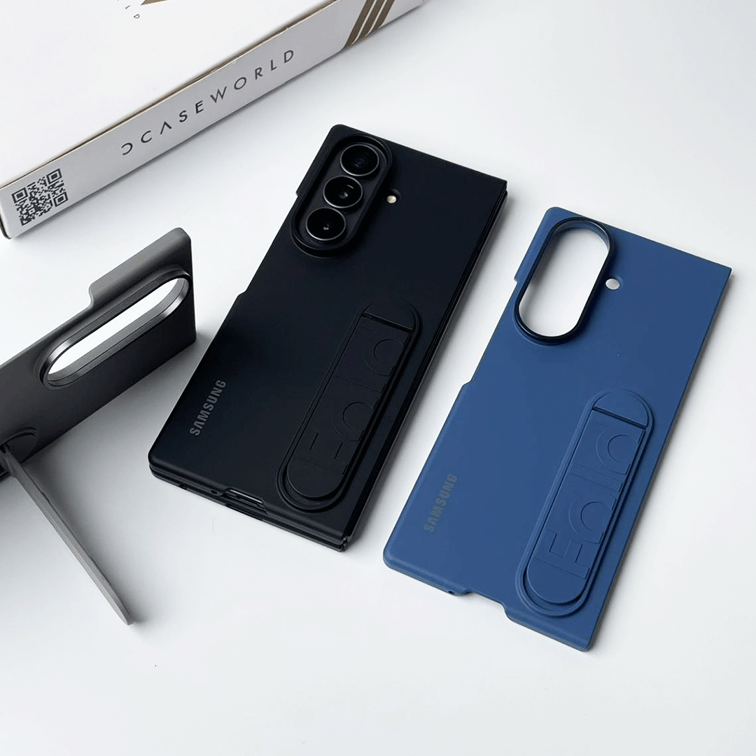 Silicone Case With Kickstand For Galaxy Z Fold Series