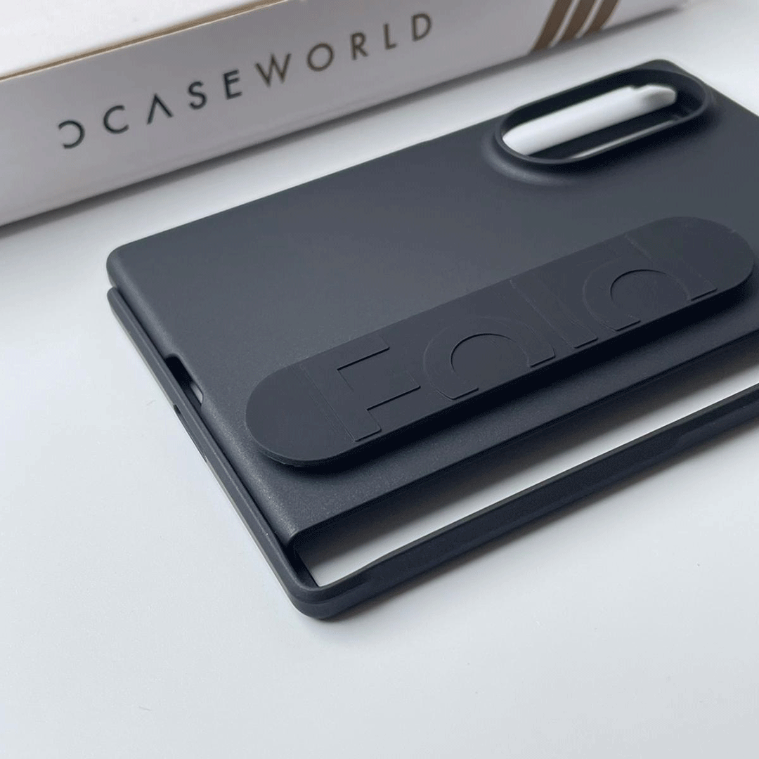 GripLine – Silicone Strap Matte Black Case