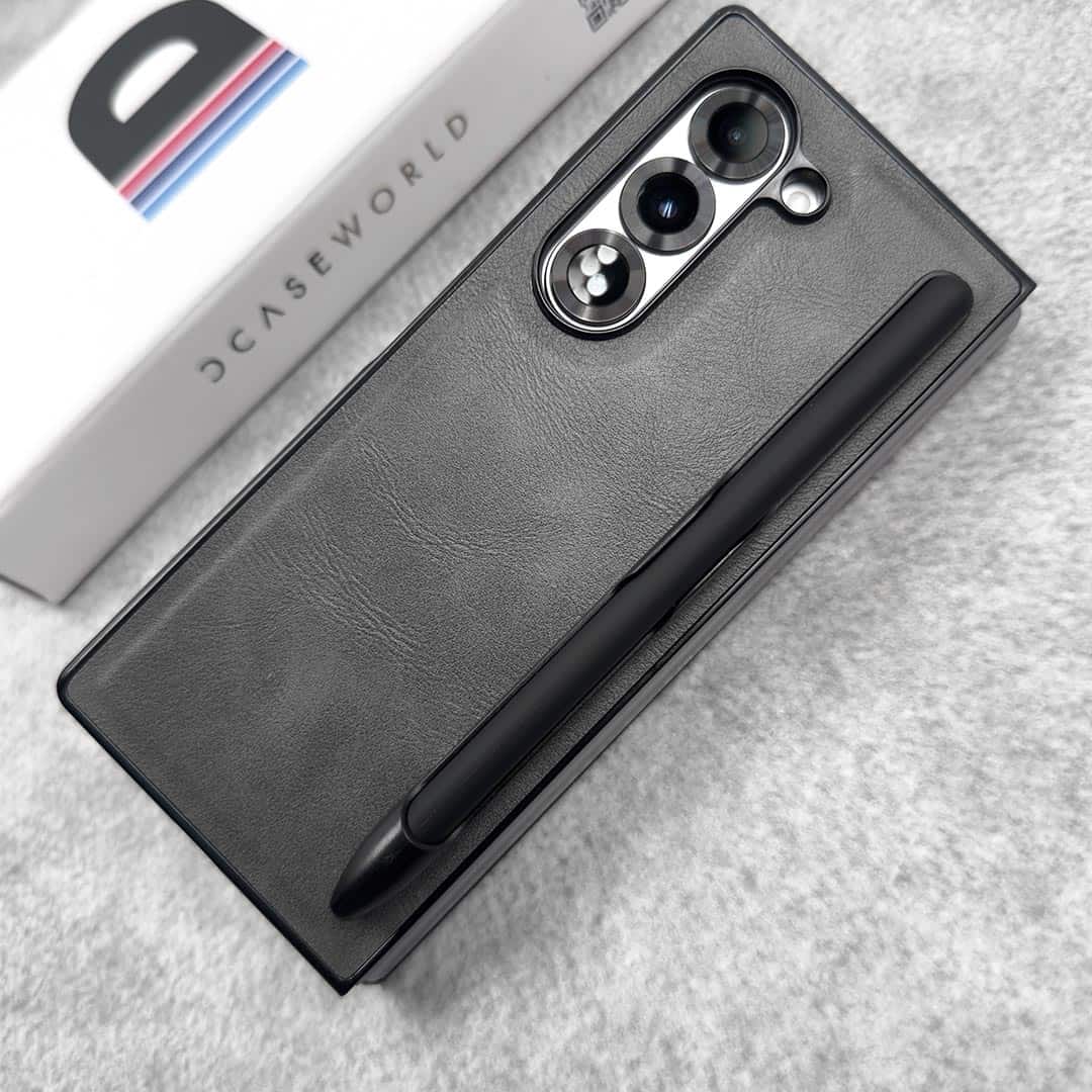 Samsung Galaxy Z Fold 6 PU Leather + Pen Case