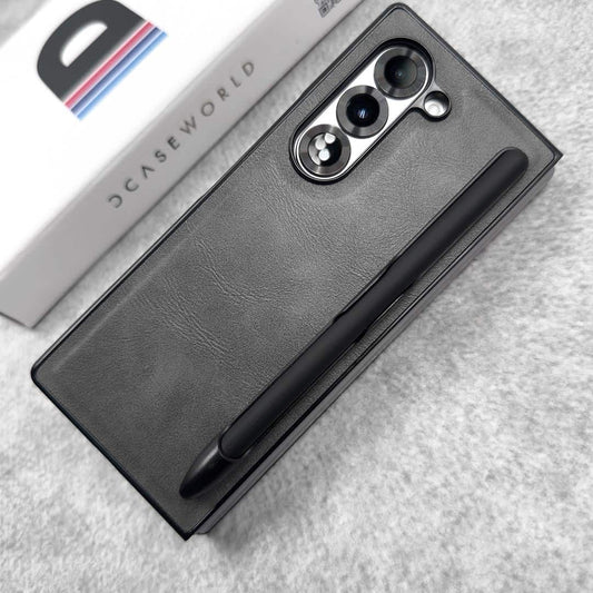 Samsung Galaxy Z Fold 6 PU Leather + Pen Case