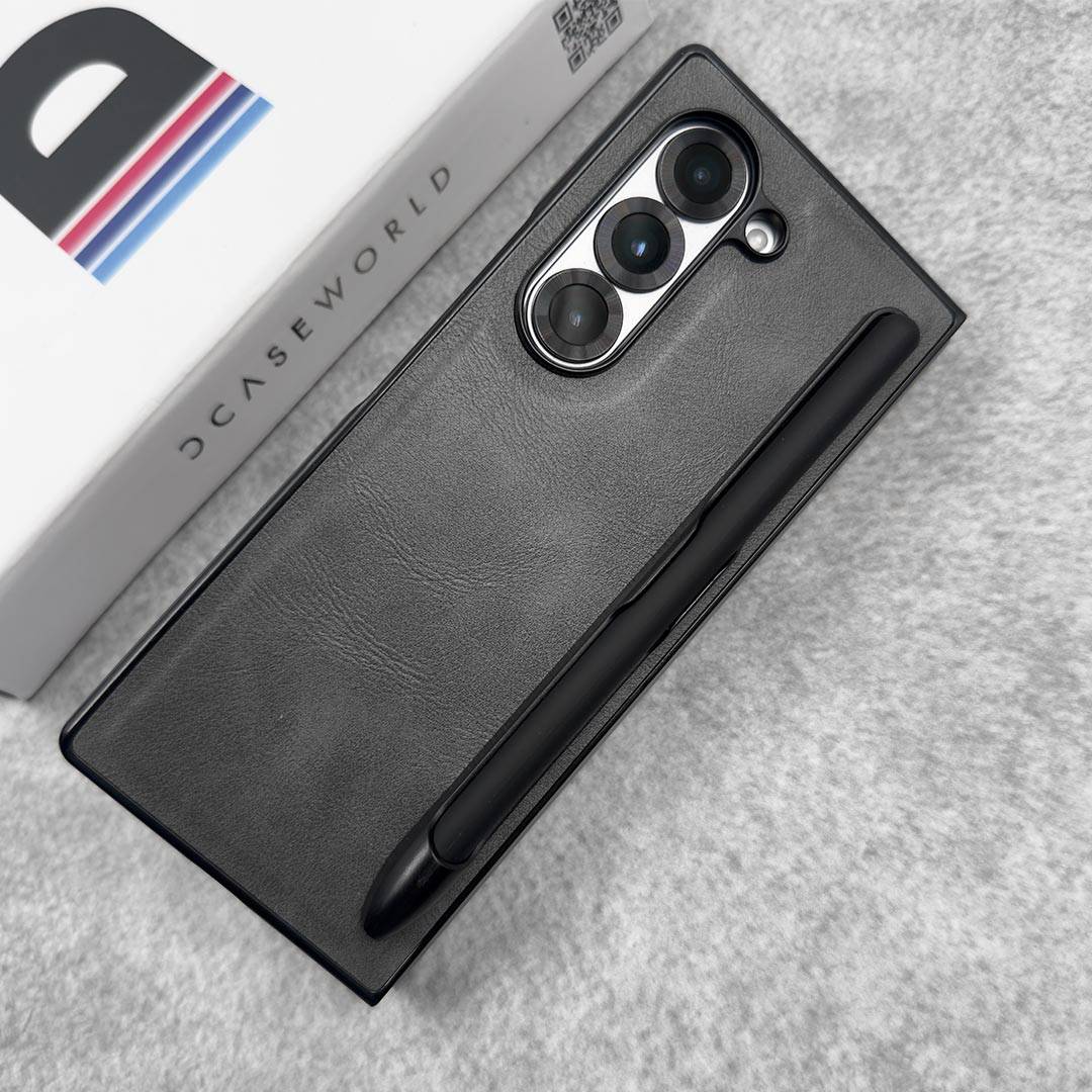 Samsung Galaxy Z Fold 6 PU Leather + Pen Case