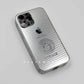 Silver/Gold Carbon Fiber Case with Engraved Sides
