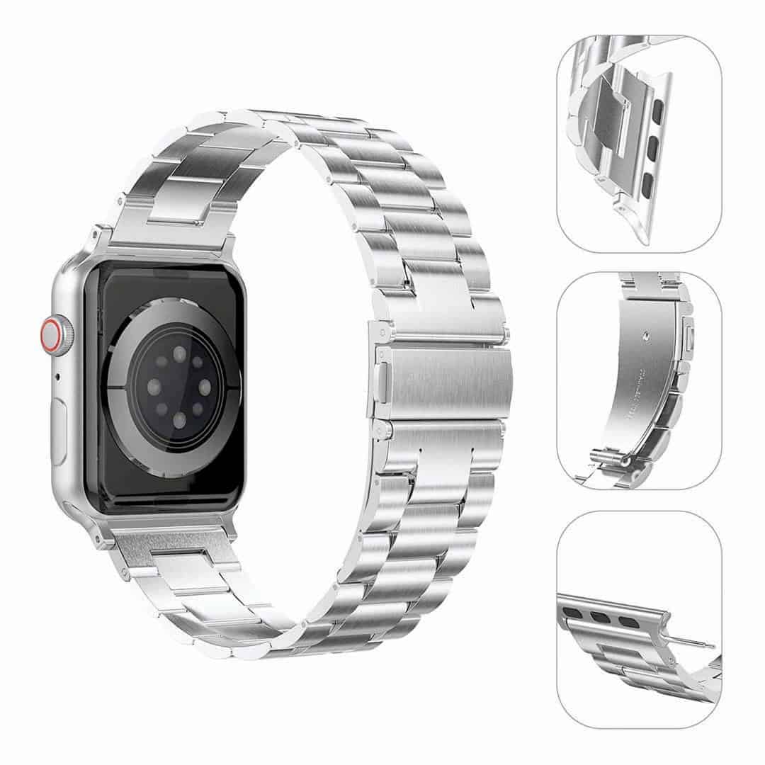 Stainless Steel Bracelet Apple Watch Band (42-44-45-49MM)