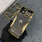 Luxury Golden Snake Hollow TPU Case