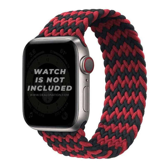 Multi Color Braided Solo Loop for Apple Watch 42-44MM (Length 155MM)