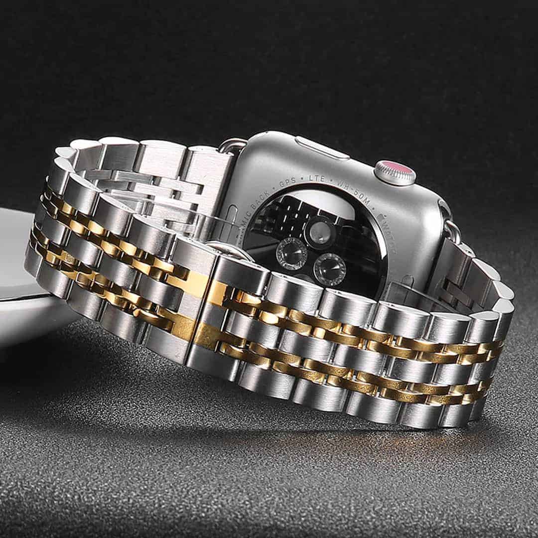 Link Bracelet Stainless Steel Apple Watch Band (42-44MM)