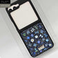 Luxury Black Stones Case – Z Flip 5