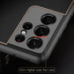 Premium Leather TPU Case with Camera Protection