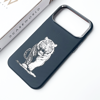 TIGERFURY Carbon MagSafe Case