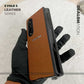 Leather Series Samsung Z Fold 3 - Tan