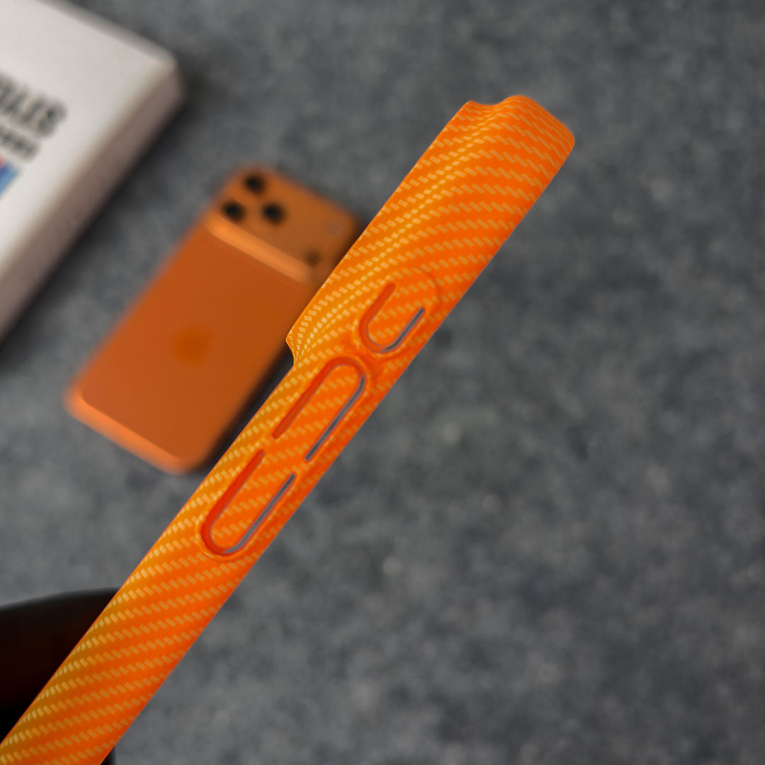 Thinnest Carbon Fiber Polycarbonate Wireless Charging Case