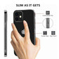 Slim Transparent Case with Drop Protection for iPhone 12 Series