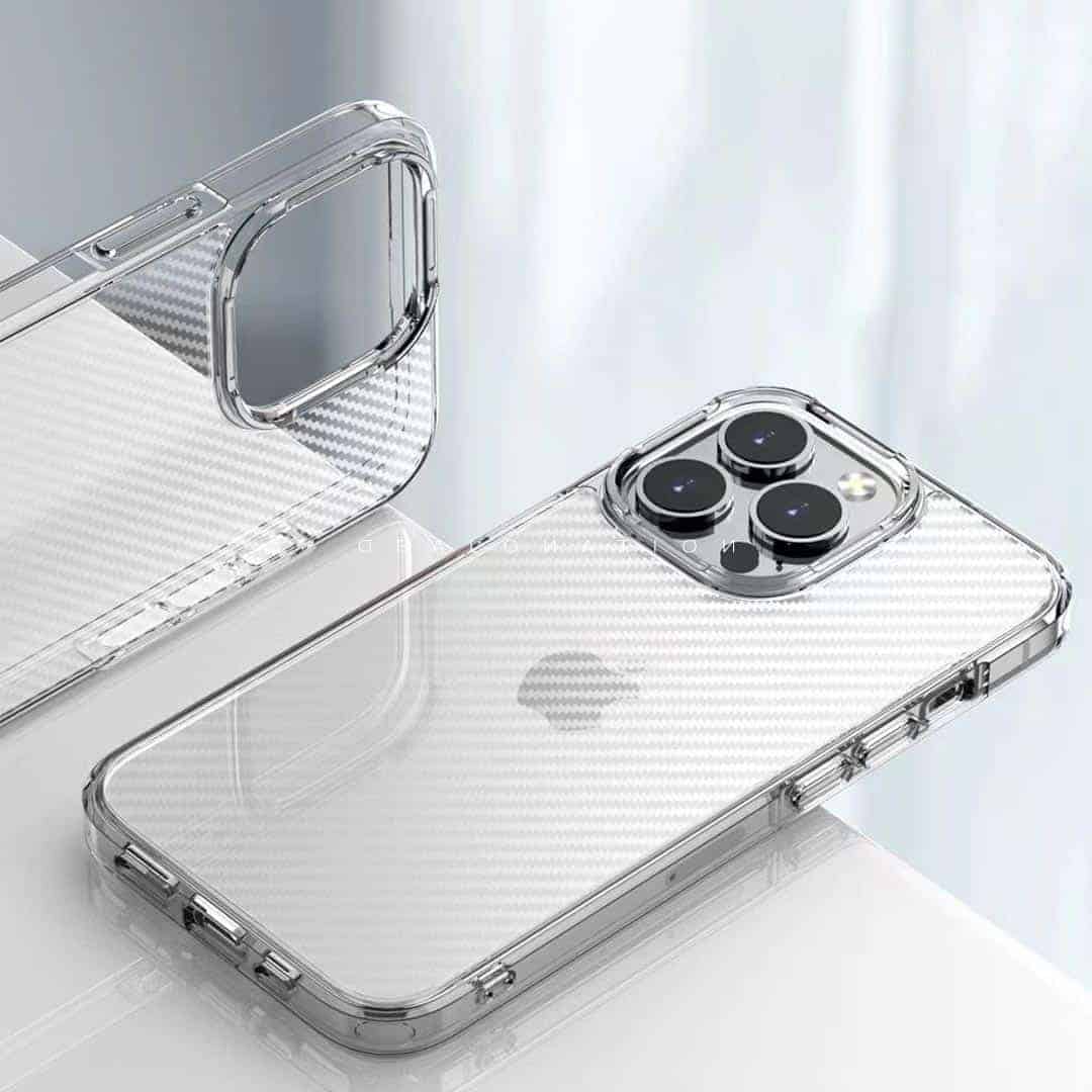 Luxury Transparent Carbon Fiber Case