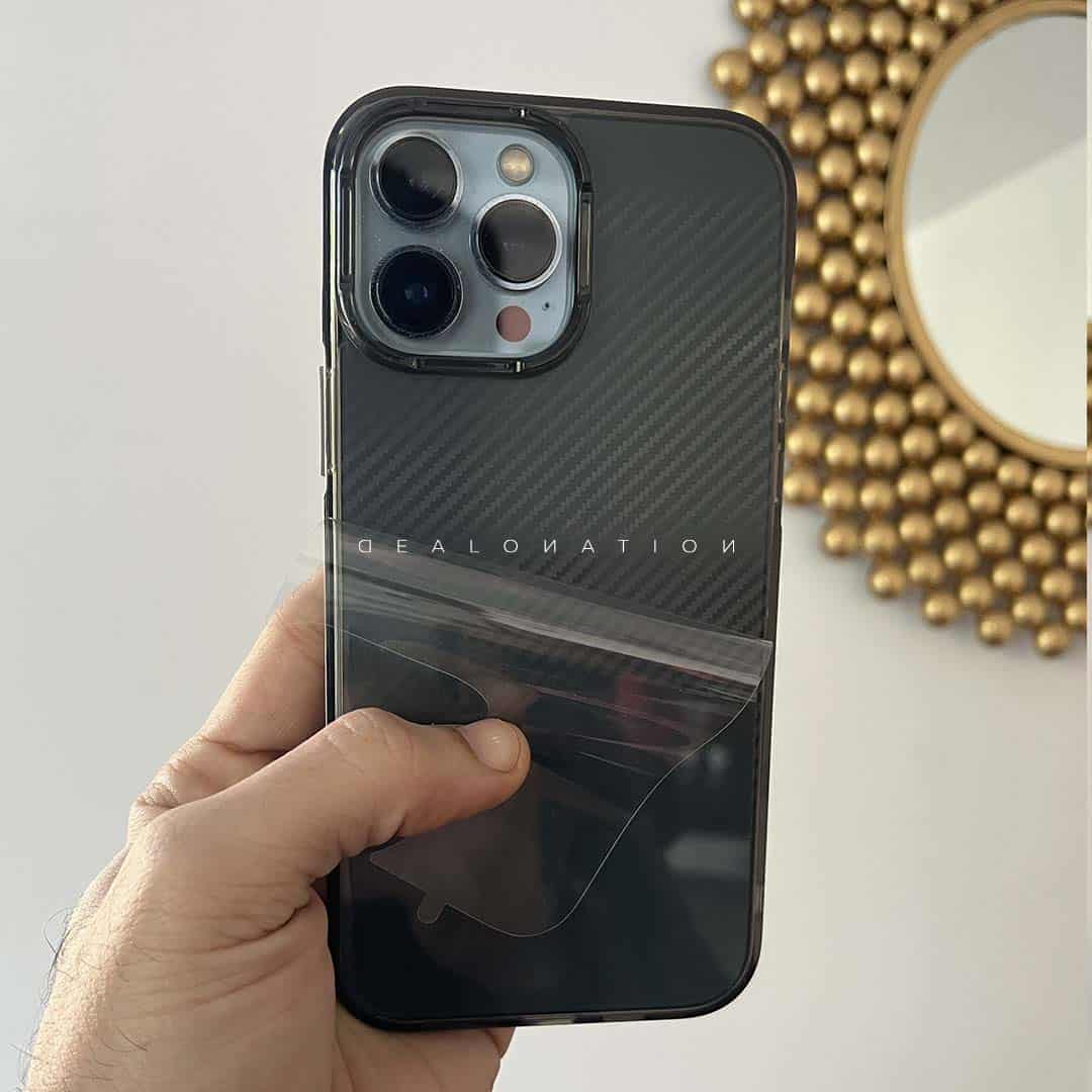 Luxury Transparent Carbon Fiber Case