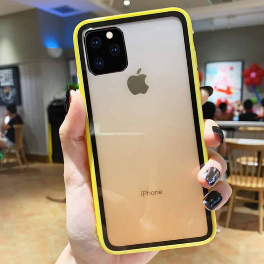 Transparent Gradient Bumper Candy Colors iPhone Case
