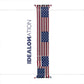 US Flag Pattern Milanese Loop 42-44 MM