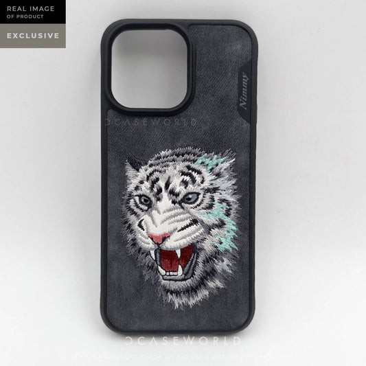 WHITE TIGER NIMMY 3D EMBROIDERED CASE