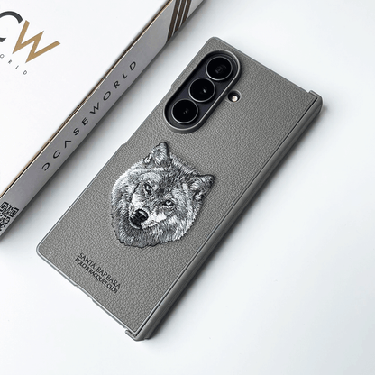Santa Barbara – Alpha Grey Wolf Embroidered Case