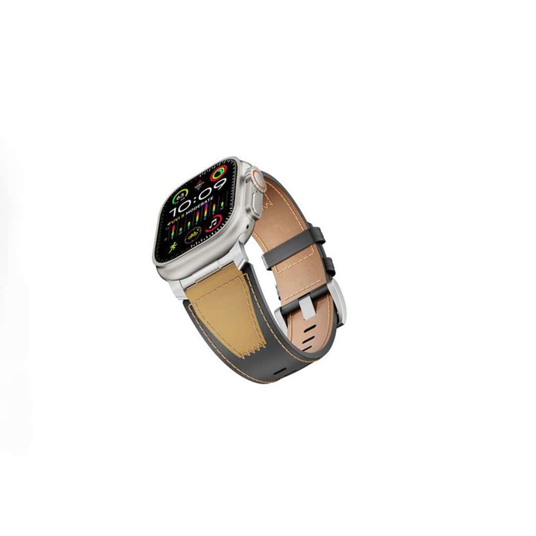 Premium Grade Leather Dual Color Strap (42/44/45/49mm)