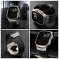 Hublot Style Premium Silicon Strap with Titanium Finish Buckle (42/44/45/49mm)