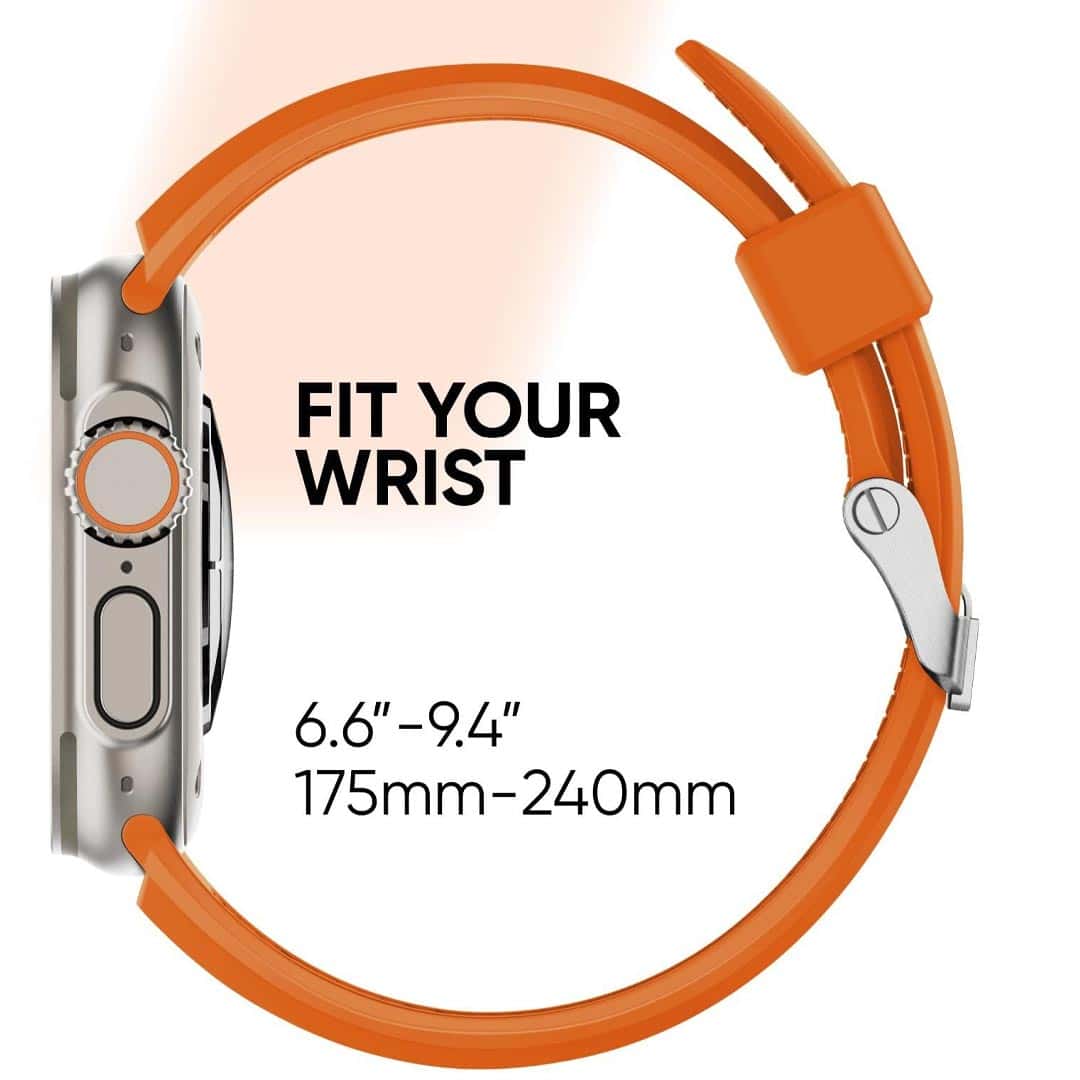 Premium AP Style with Titanium Mesh Silicone Strap (42/44/45/49mm)