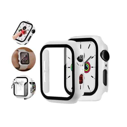 Apple Watch Case with 9H Tempered Glass – Series 6/5/4/3/2/1