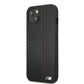 Carbon Fiber & Leather Stitching with Metal Logo