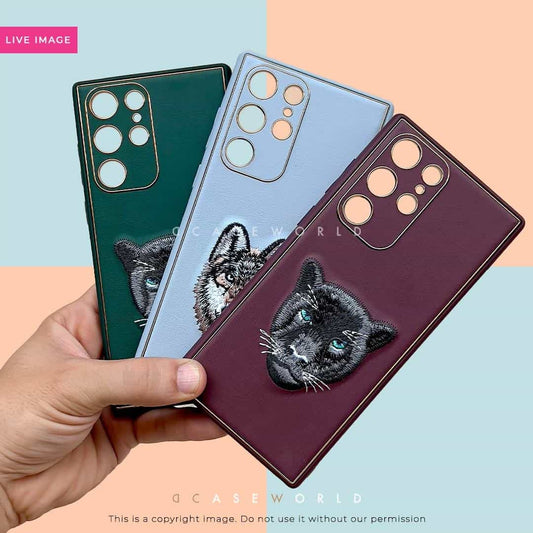 Premium TPU Embroidered Case For S22 Ultra