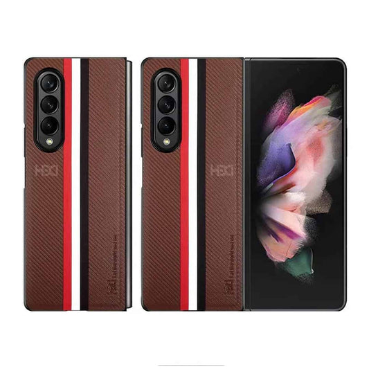 HBD Premium Fabric Leather Case for Fold 4