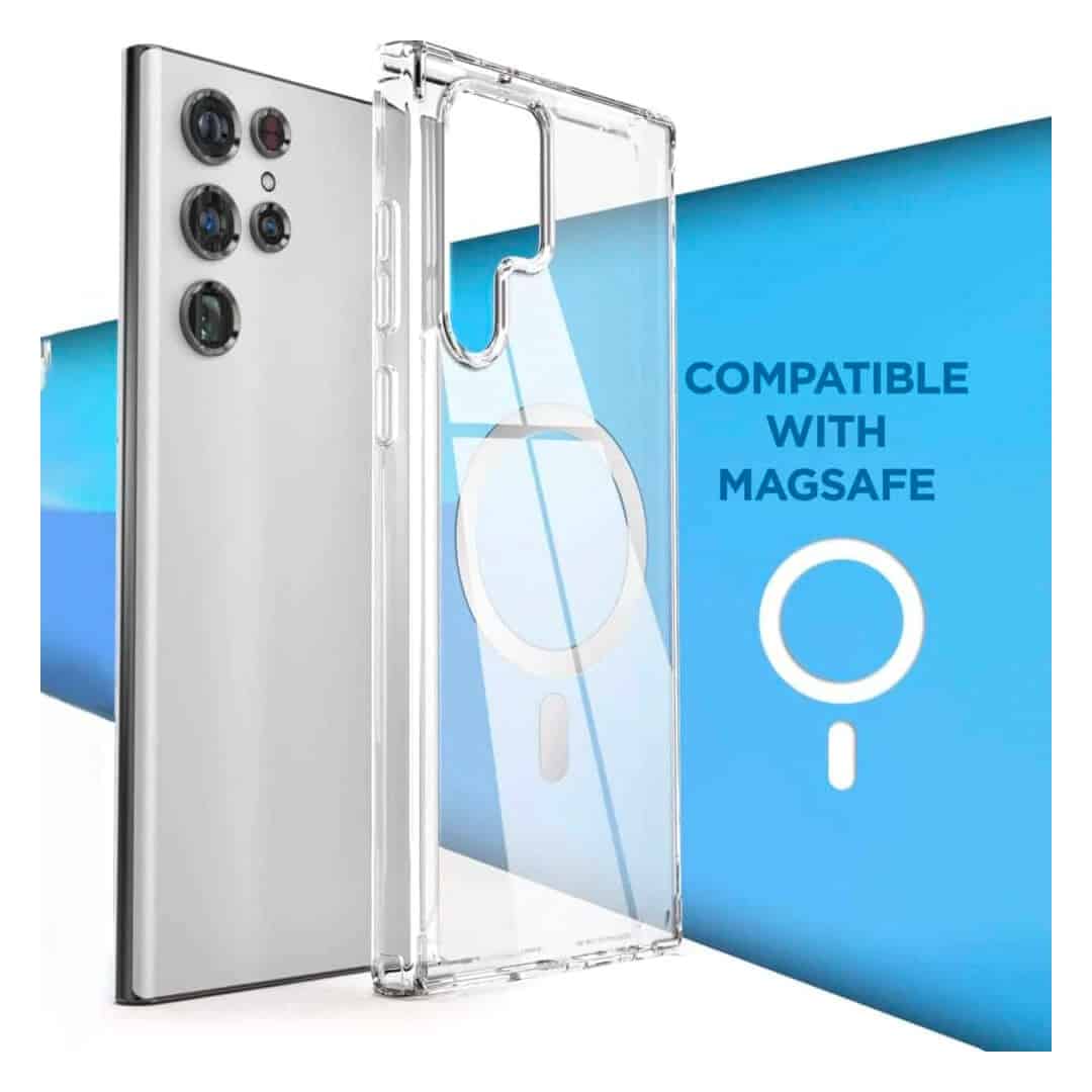 R A I G O R Inverse MagSafe Clear Case S22 Series