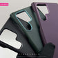 Premium Leather Logo Case for S22 Ultra
