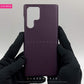 Premium Leather Logo Case for S22 Ultra