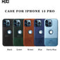 HBD Logo Cut Leather Case with Microfibre Lining