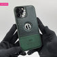 HBD Logo Cut Leather Case with Microfibre Lining