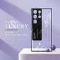 Metal Stand with Carbon Fiber Camera Ring Clear Case