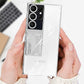 Metal Stand with Carbon Fiber Camera Ring Clear Case