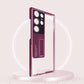 Metal Stand with Carbon Fiber Camera Ring Clear Case