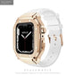 Luxury Stainless Steel Case with Silicon Strap (44-45MM)