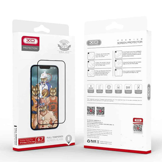 Premium Smooth Finished XO Full Tempered Screen Glass