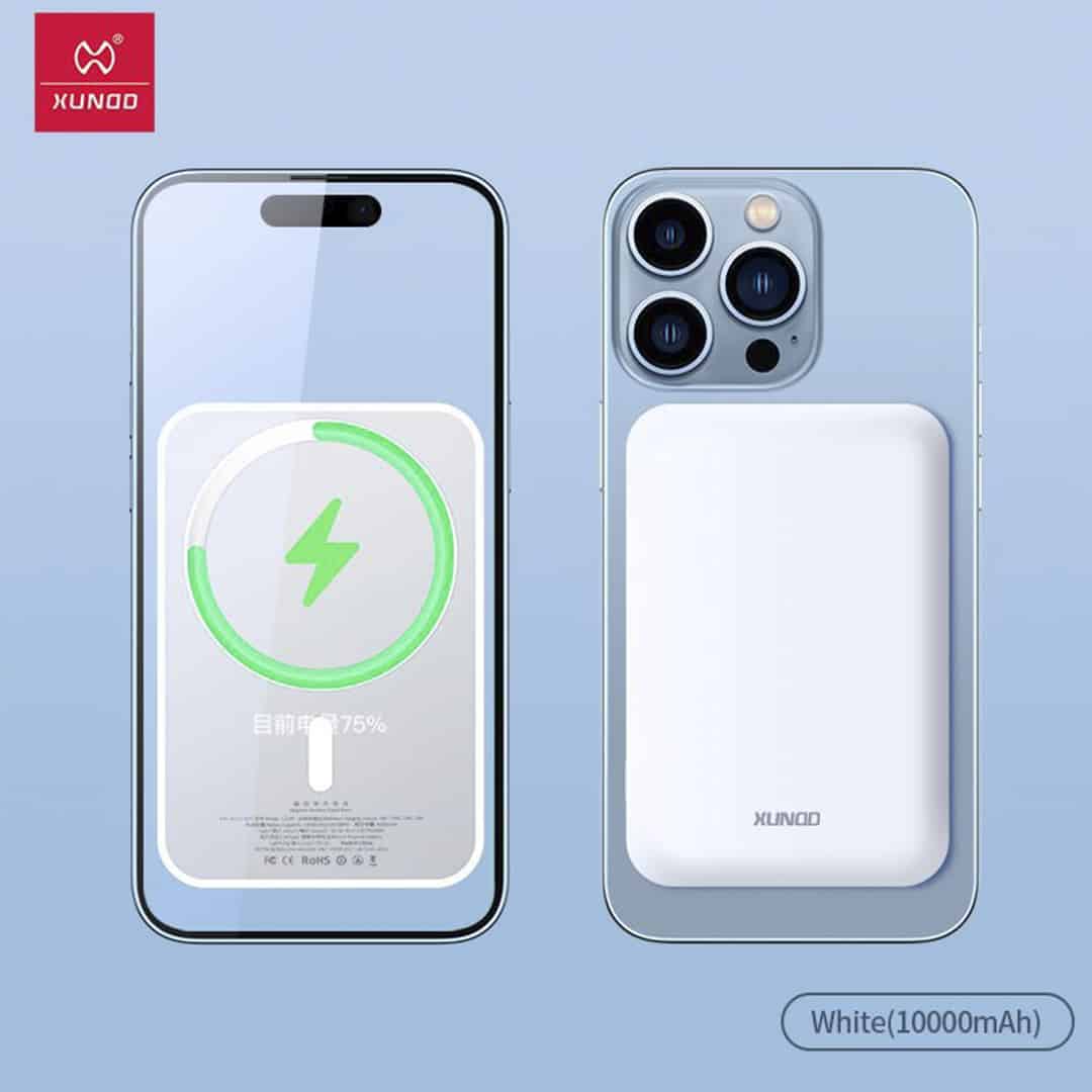 XUNOD MagSafe Wireless Power Bank 10,000 MAH