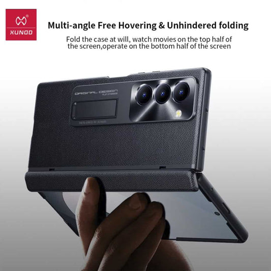 Xunod PrimeStand Leather Shield Case For Galaxy Z Fold 6