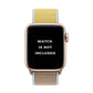 Khaki-Yellow Dual Color Nylon Apple Watch Band (42-44MM)